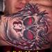 Tattoos -  Lucky 13 Skull on Hand Detail - 58148